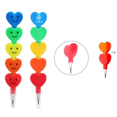 Smile Heart Stackable Pencil