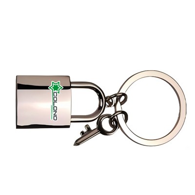 Stainless Steel Lock Chain Key Charm Small Accessory