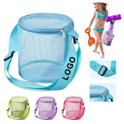Beach Mesh Shell Bag