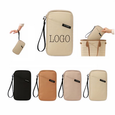 Water-Resistant Oxford Travel Document Organizer