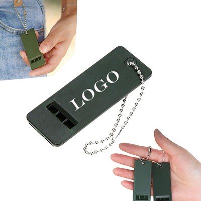 Three-Frequency Outdoor Survival Whistle