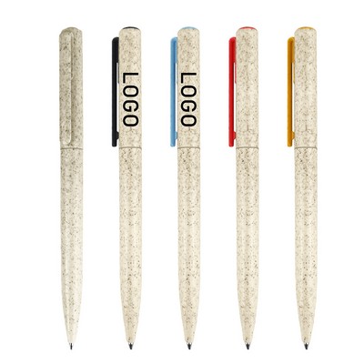 Wheat Straw Plastic Ballpoint Pen