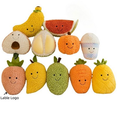 8" Soft Fruit Plush Toy