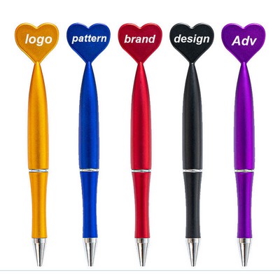 Heart-Shaped Ballpoint Pen 1.0mm Writing Width