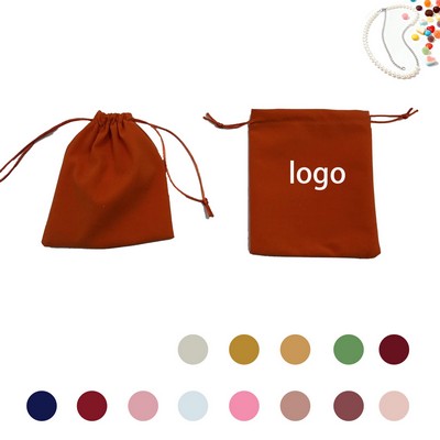Velvet Jewelry Drawstring Bag