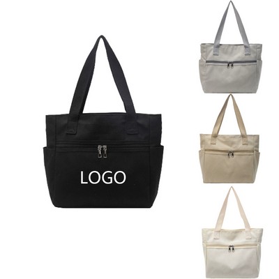 Student Large Capacity Canvas Tote Bag