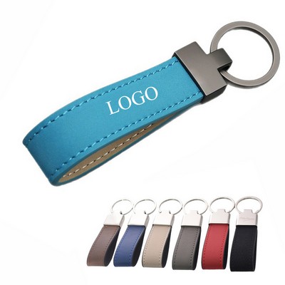 Leather Strap Keychain