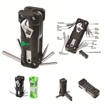 KT-02 Bicycle Motorcycle Repair Tool Kit 16" 1