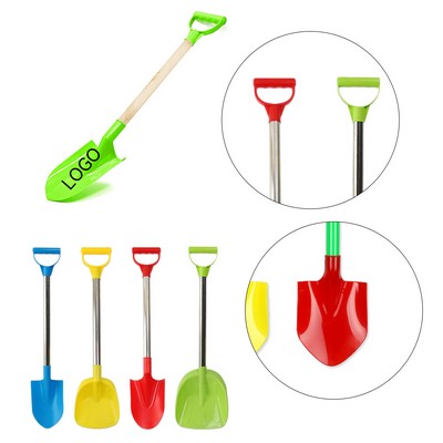 Wooden Sand Shovels With Plastic Spade For Child