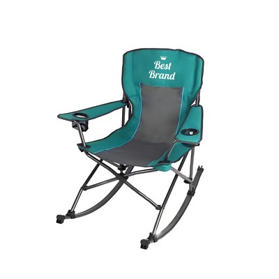 Oxford Fabric Camping Rocking Chair