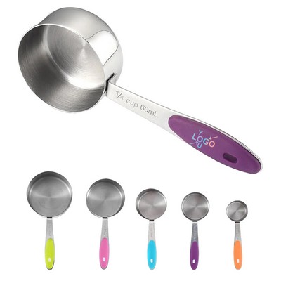 5-Piece Stainless Steel Measuring Cup Set