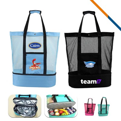 CoolSack 2in1 Mesh PEVA Cooler Tote Bag
