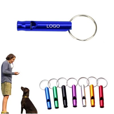 Metal Emergency Whistle Keychain