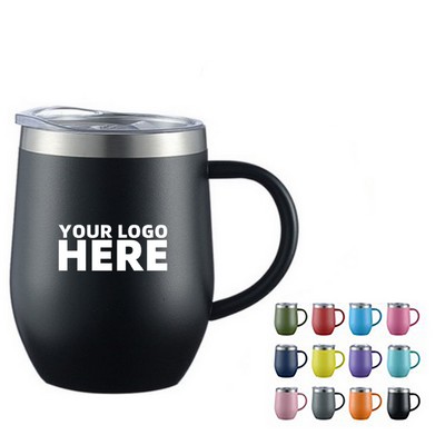 12oz Stainless Steel Insulated Coffee Mug