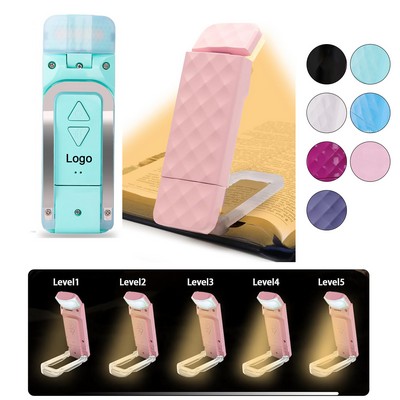 Caring USB Clip Night Reading Led Bedside Lamp Brightness Portable for Students and Office Use