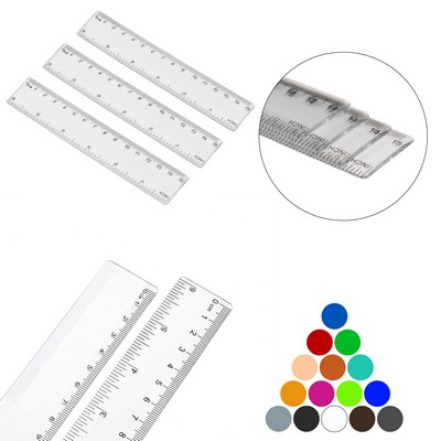 Transparent Student Ruler 6"