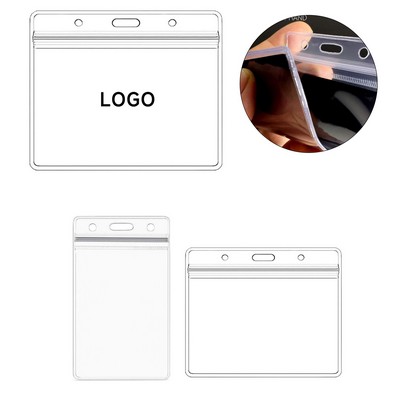 4"X3" Vaccination Card Protector W/ Lanyard