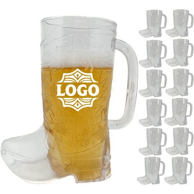 20 oz Plastic Cowboy Boot Cup
