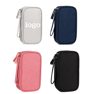 Waterproof Dustproof Polyester Zipper Digital Organizer