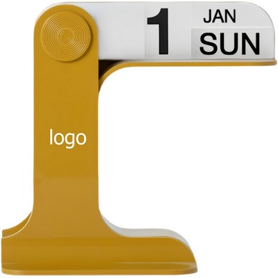 Flip Perpetual Calendar Desk Ornament