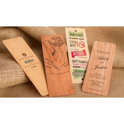 Wood Veneer Bookmarks