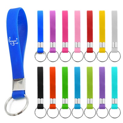 Silicone Bracelet Key Chain