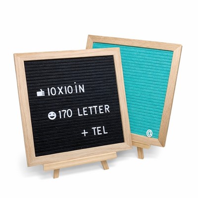 Wood Frame Felt Letter Message Board