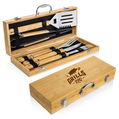 Bamboo BBQ Tool Set