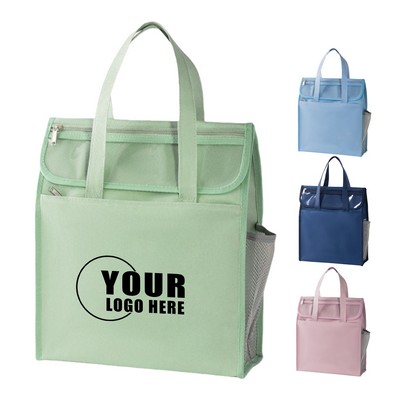Oxford Fabric Carry Book Tote Bag