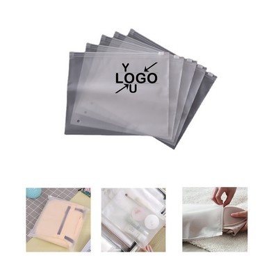 Frosted Zipper Poly Bags