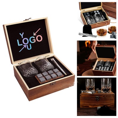 Whisky Stones & Glass Set