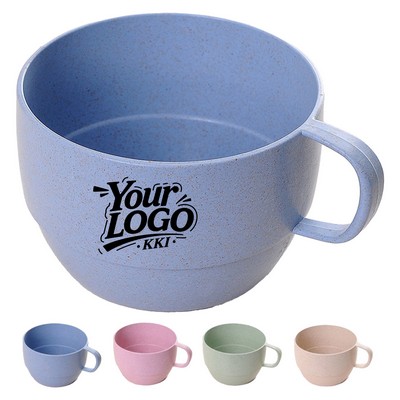 Wheat straw coffee cup