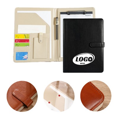 Faux Leather Resume Portfolio Folder