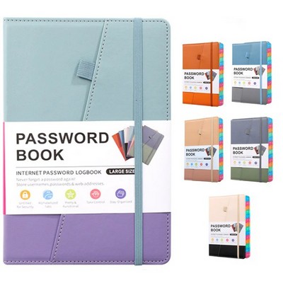 Pu Cover Password Book