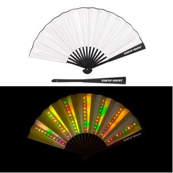 Light-Up Foldout Hand Fan