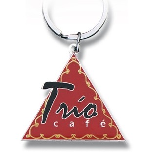 Die Struck Metal Keychains (2")