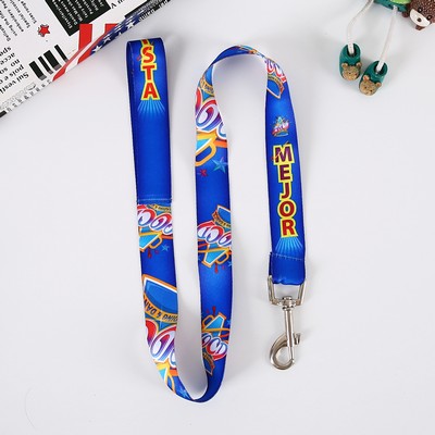 1"W x 72"L Polyester Durable Dog Leash w/ Metal Carabiner