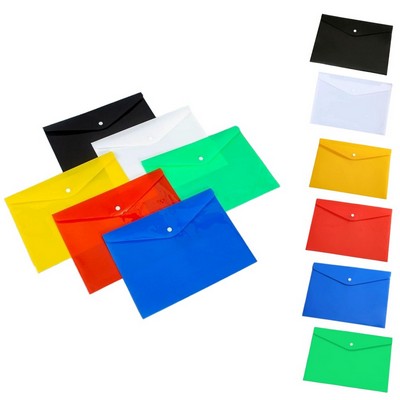 A4 Snap-Button Document Storage Bag