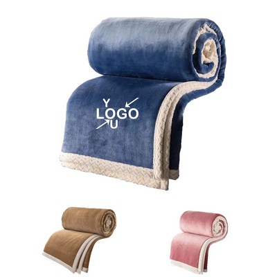 Plush Fleece Throw Blanket
