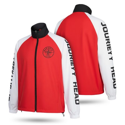 Custom Sublimated Full Zip Athletic Track Jacket