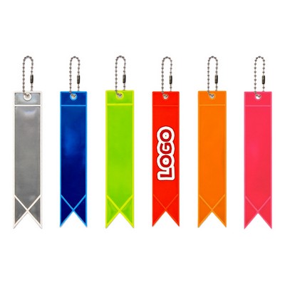 Safety Reflective Tag Keychain
