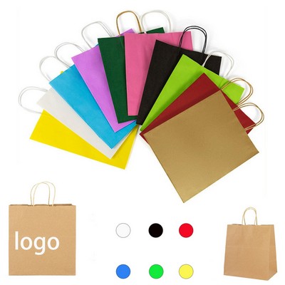 Natural Kraft Paper Bag With Twisted Handles