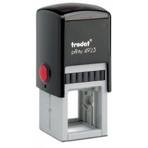 Trodat® Original Printy 4.0 Self Inker Square Rubber Stamp (1 1/8"x1 1/8")