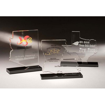 State Shape Award (7"x3/8")