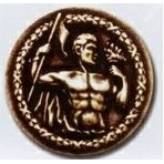 Stock Newport Mint Medal - 1 1/2" (Victory Male)