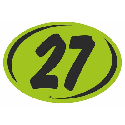 Vinyl Highlights Duo Digits Sign Black/Green (2014 Thru 2027)