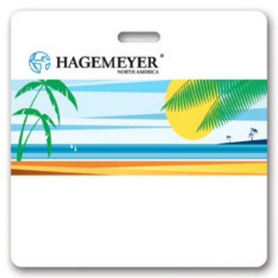 Full Color Write On Tag (Square 3"x3")