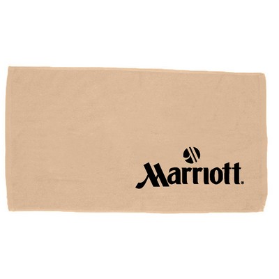 Colored 100% Cotton Velour Beach Towel - 30"x60"