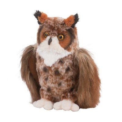 Einstein Great Horned Owl Stuffed Animal