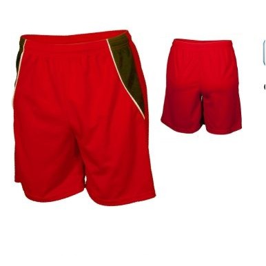 Adult Cool Mesh Short w/ Contrasting Front Panel & Piping (5" Inseam)